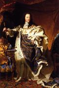 Hyacinthe Rigaud, Portrait of Louis XV